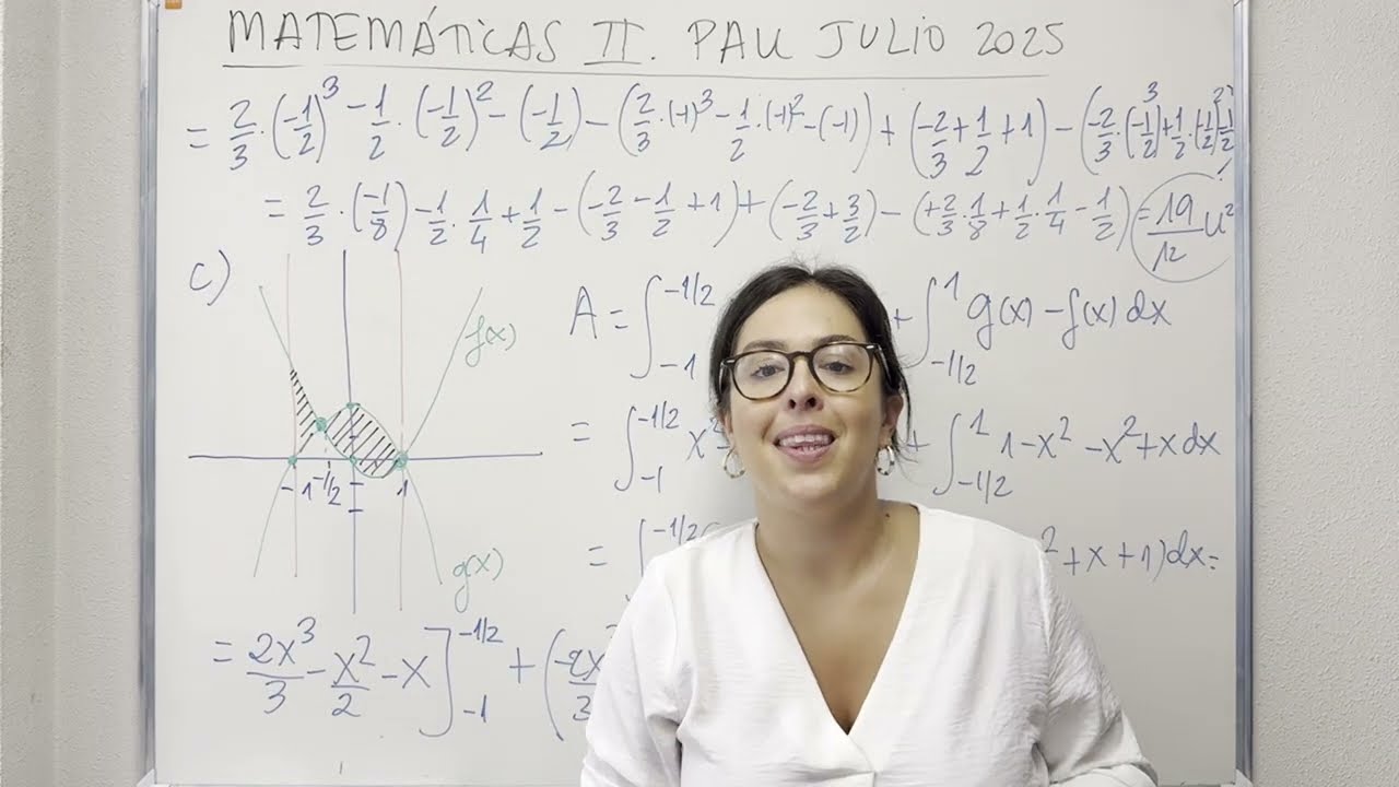 PAU Cantabria Julio 2025. Matemáticas II (Apartado 2/4)