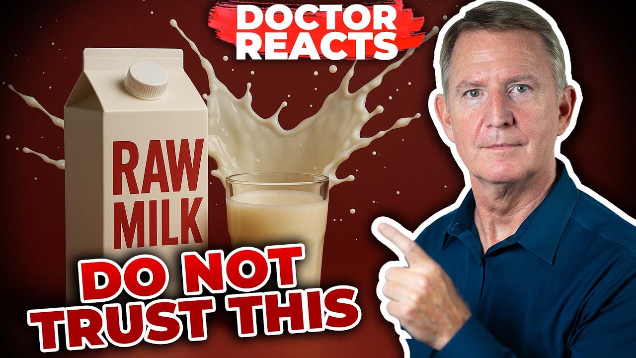 Doctor Reacts To DANGEROUS RAW MILK Claims!
