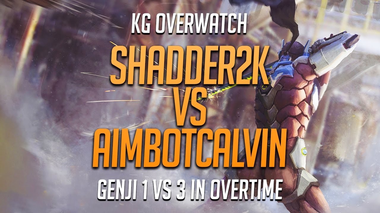 🎲 shadder2k Genji Carry vs aimbotcalvin Party Top EU Ranked - Full Match [From 2 Sides]