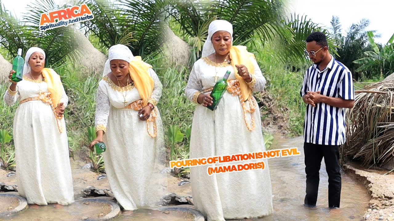 White Witch😳Pouring Of Libation In Rivers Will Bring You Success In Everything You Do! Mama Doris