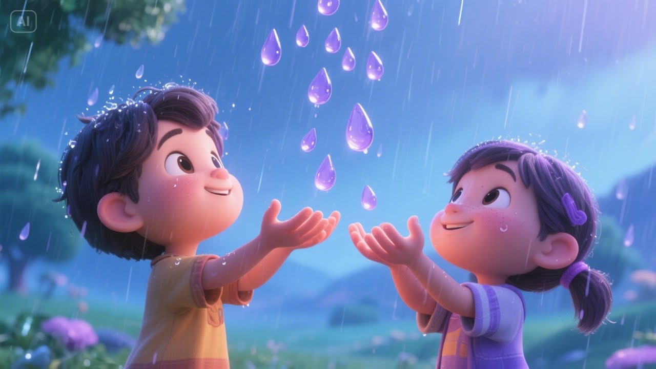 Rain Rain Let’s Go Play | Fun Weather & Outdoor Song for Kids | Nursery Rhymes & Learning Songs
