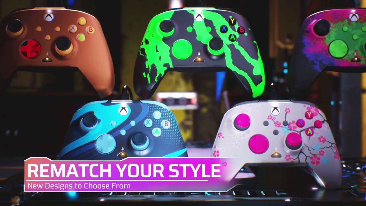 NEW TO THE GAME. The new REMATCH GLOW Wired Controllers for Xbox and PC are here.