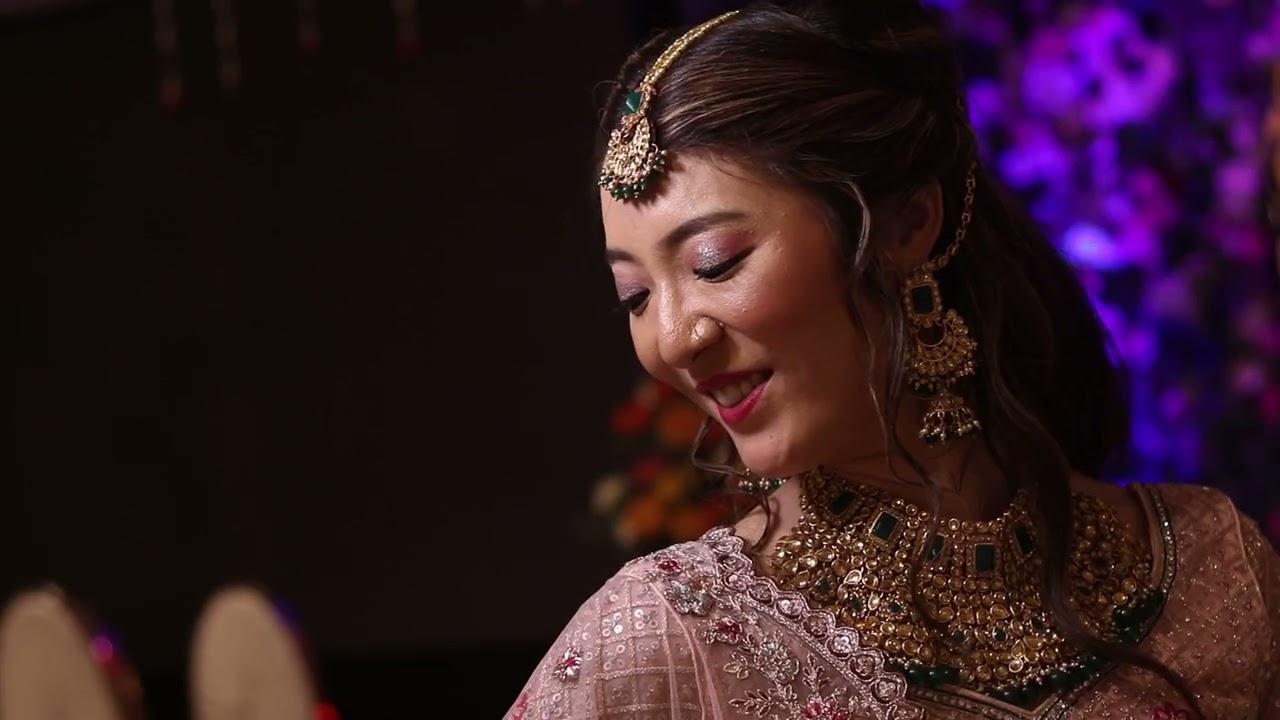 reception part 1 arun weds sakurako shoot by nanda studio 9810397832