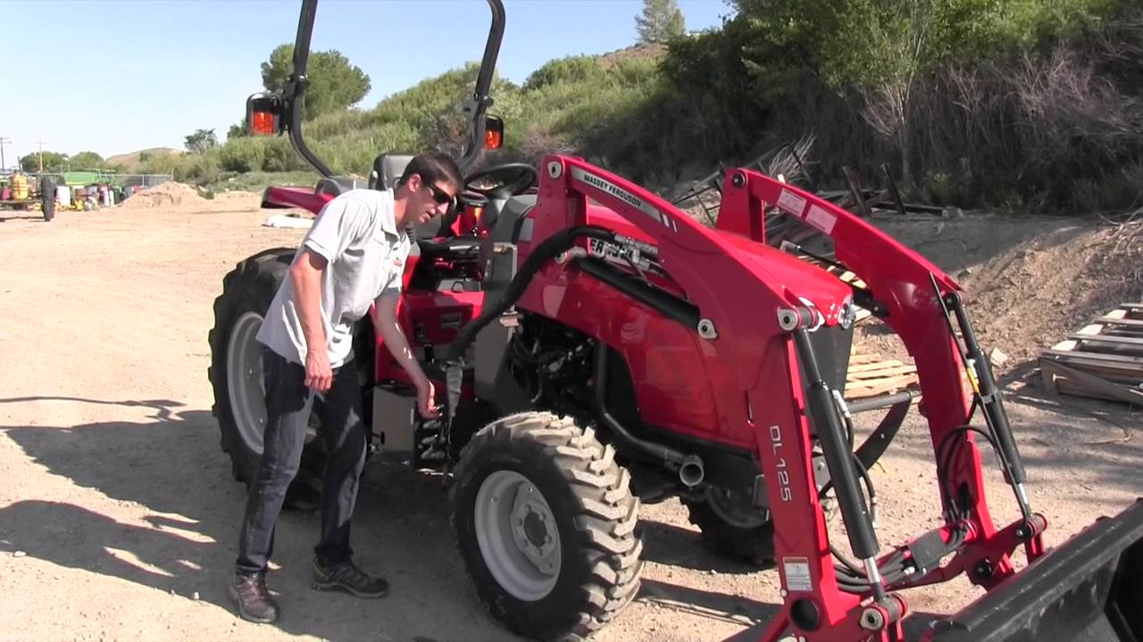 How to Remove a Loader from a Compact Tractor