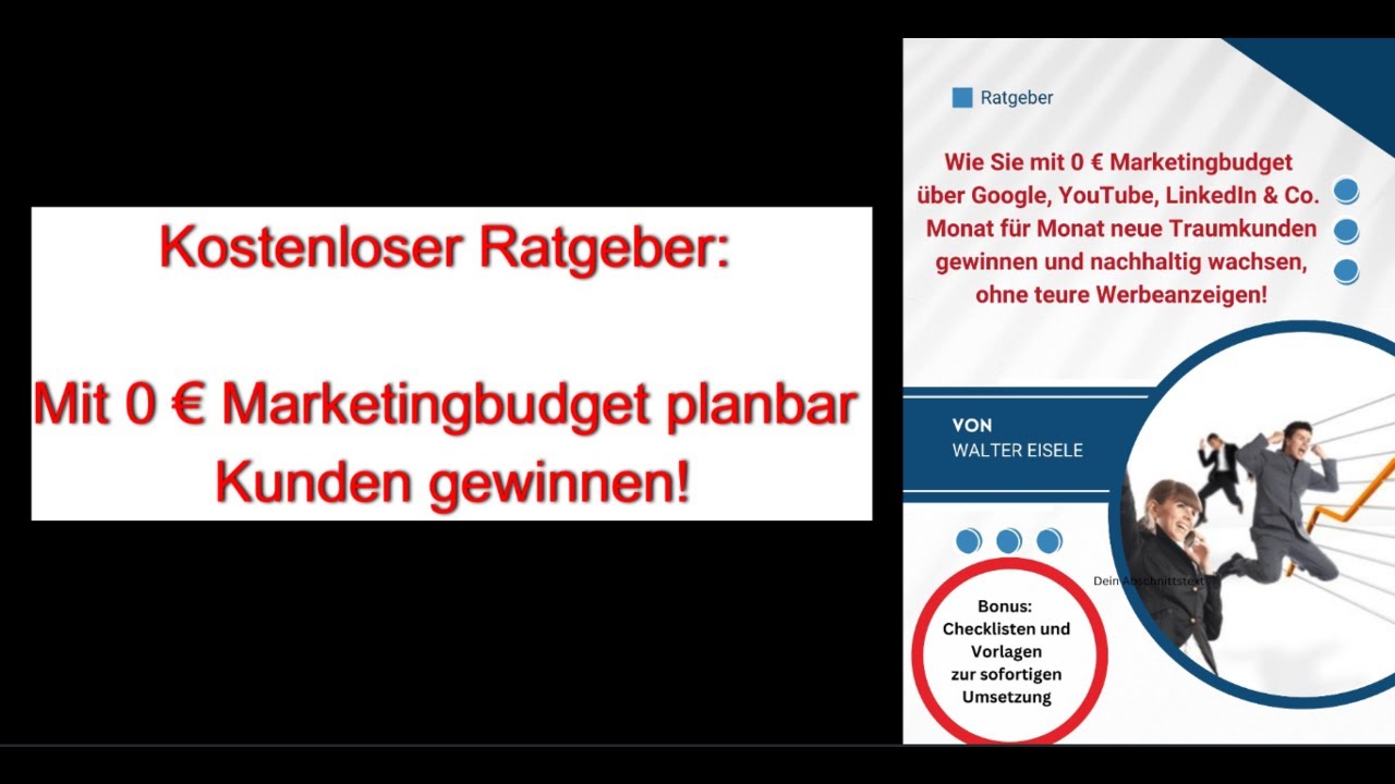 Marktpositionierung - Wie Sie mit 0 &euro; Marketingbudget Monat f&uuml;r Monat neue Traumkunden gewinnen