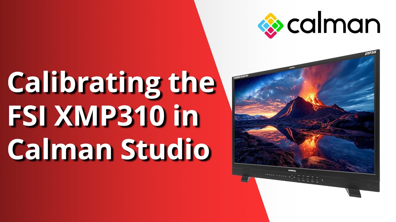 Калибровка Flanders Scientific XMP310 с помощью Calman Studio