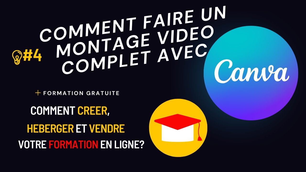 Comment faire un montage vid&eacute;o complet avec Canva (Les astuces pour faire un montage complet)