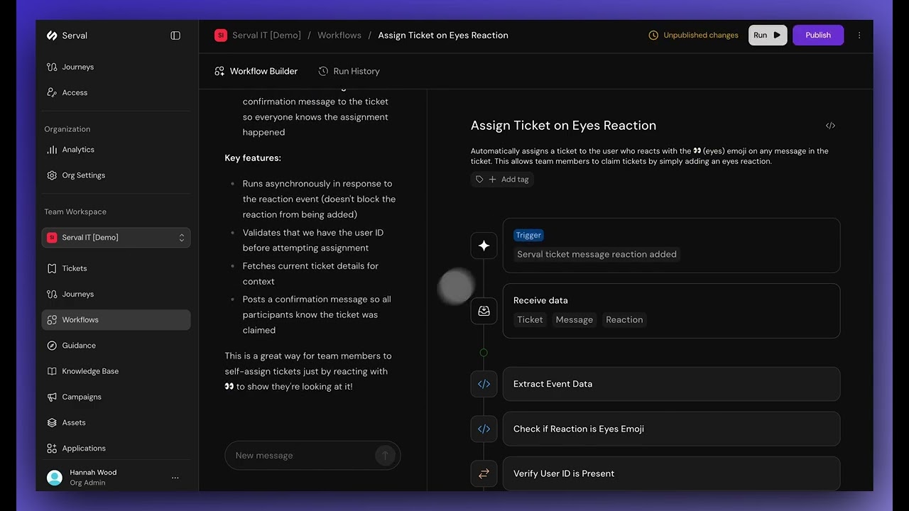 Trigger Workflows from Slack Reactions