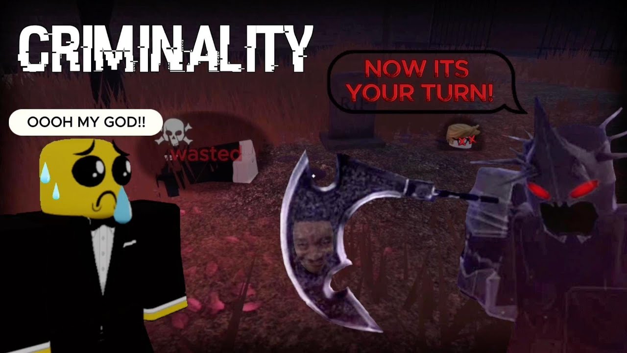 THE POWER OF NECROMANCER  (FUNNY MOMENTS) - Roblox Criminality Hallows2023
