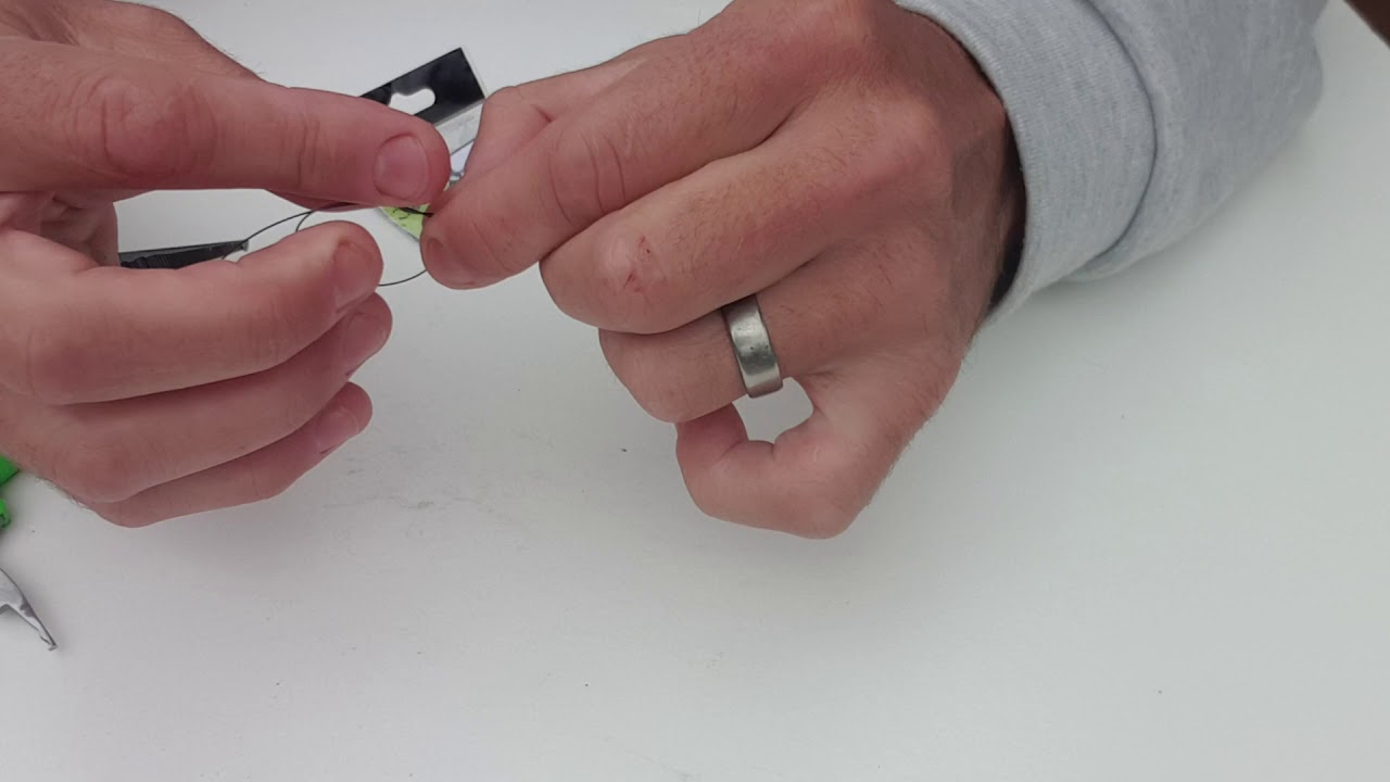 Tying a kink free trace with AFW Surflon Knottable wire trace  