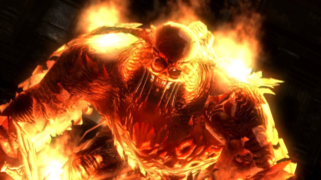 Demon's Souls 4K: Flamelurker Boss Fight #4