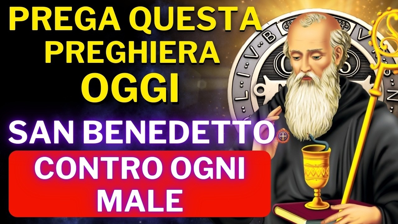 LA PREGHIERA PIÙ POTENTE DI SAN BENEDETTO – LIBERAZIONE CONTRO IL MALE - PREGHIERA DELLA MEDAGLIA
