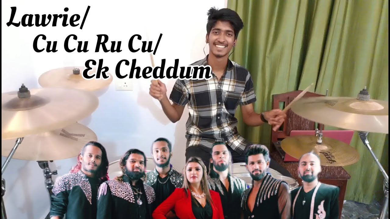 Black IN White - Lawrie X Cu Cu Ru Cu X Ek Cheddum | Konkani Songs | Melroy Franco Drum Cover