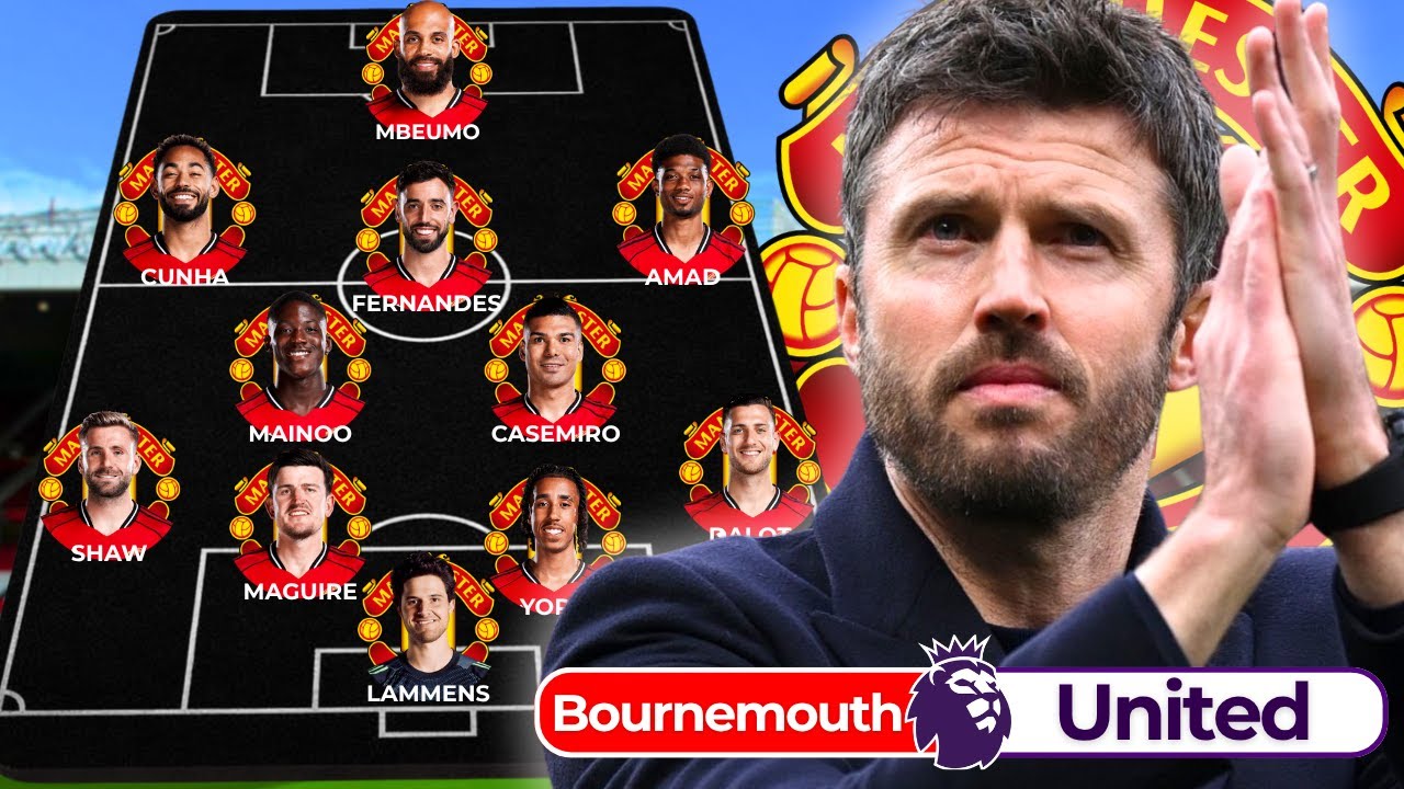 How Manchester United Can Beat Bournemouth! | LIVE ANALYSIS - TACTICAL PREVIEW |