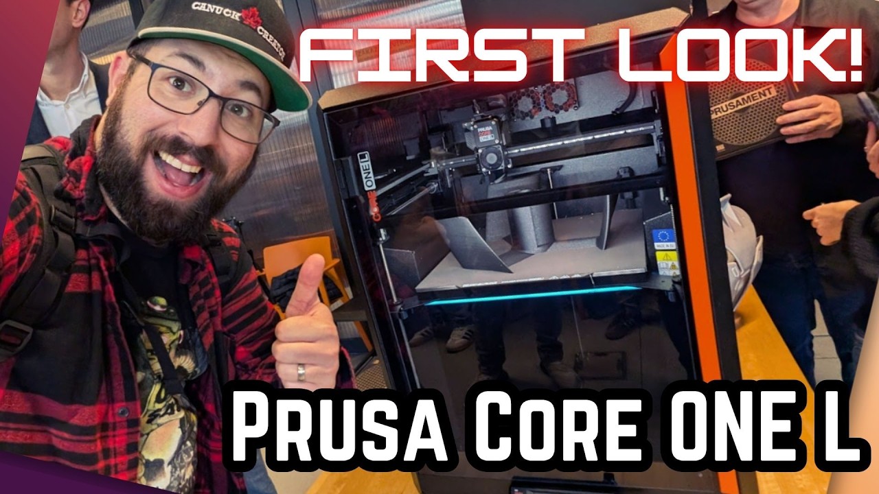 A Bigger Prusa Core One, Printing with Silicone, RFID tagged filament AND MORE