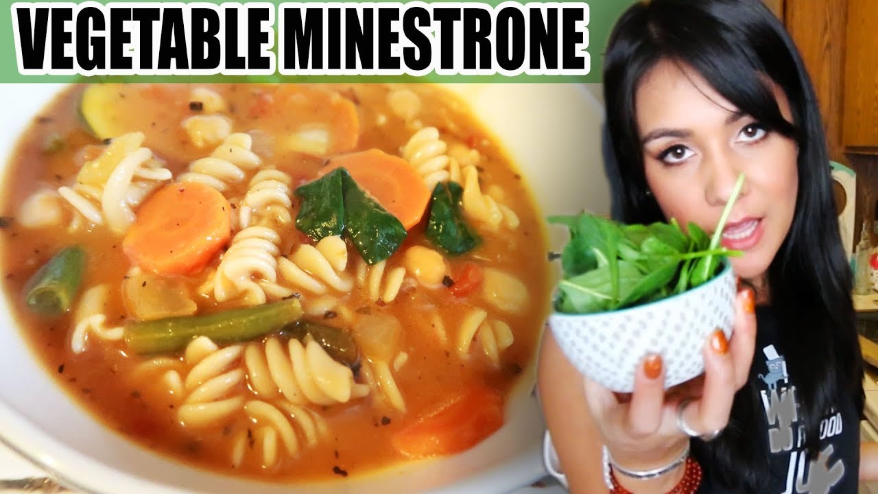 LET'S PRETEND TO BE HEALTHY FOR THE NEW YEAR! - Gluten Free Vegetable Minestrone | Tasty Tuesday