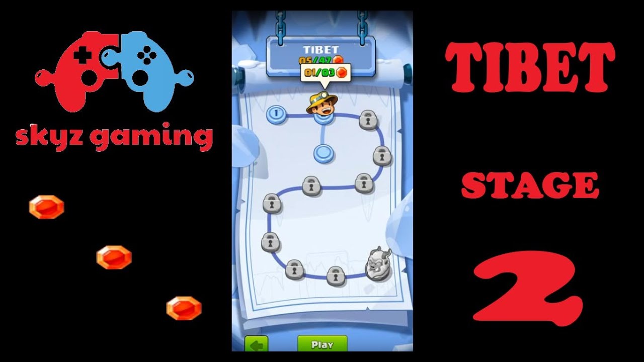 Diamond quest don't rush Tibet - all gems stage 2