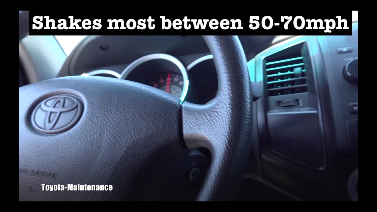 Steering wheel shakes while driving diagnosis