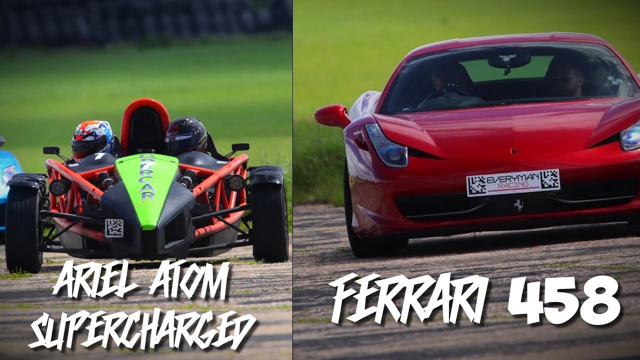 Driving An Ariel Atom Supercharged And A Ferrari 458 | Everyman Driving Experience Vlog