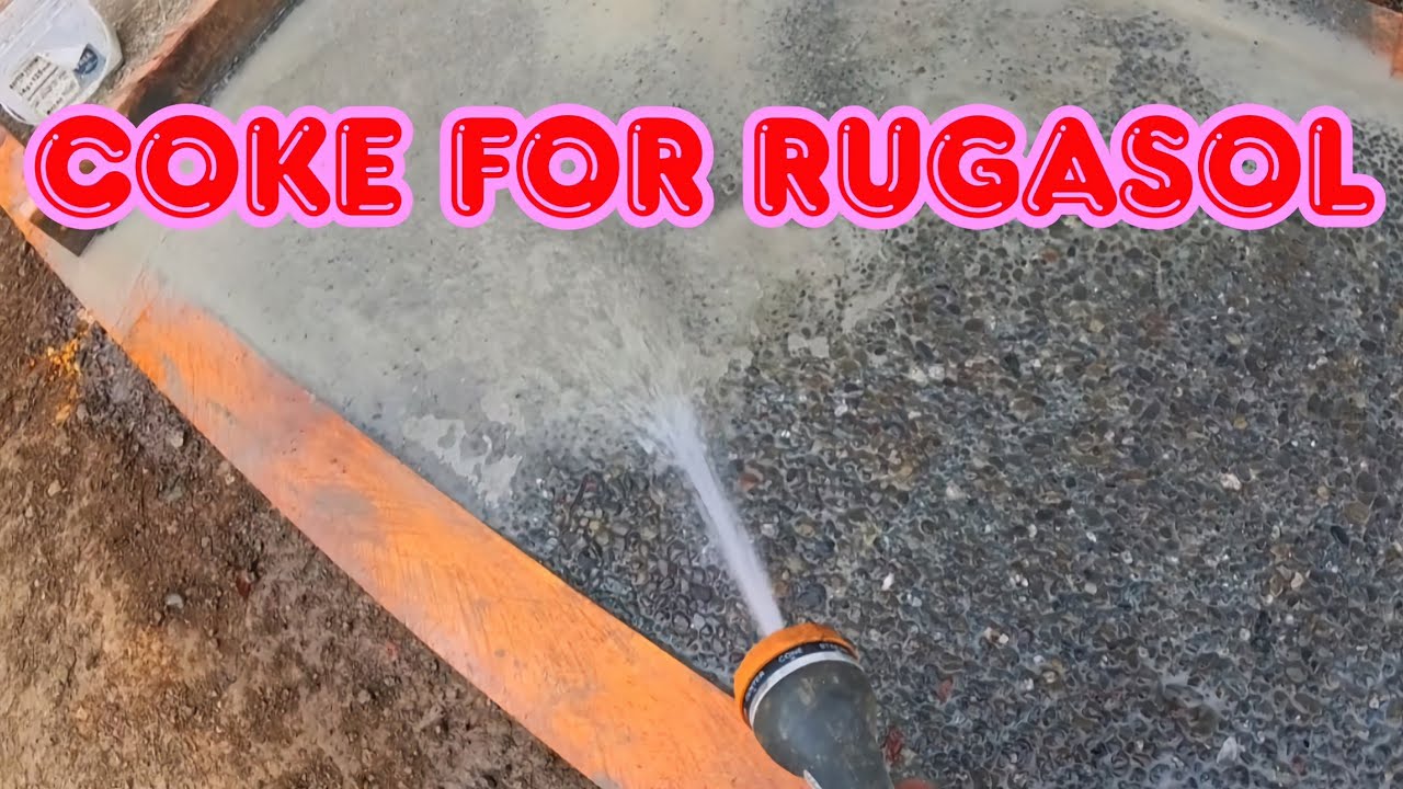 Exposed Concrete! No Rugasol, just Coke!