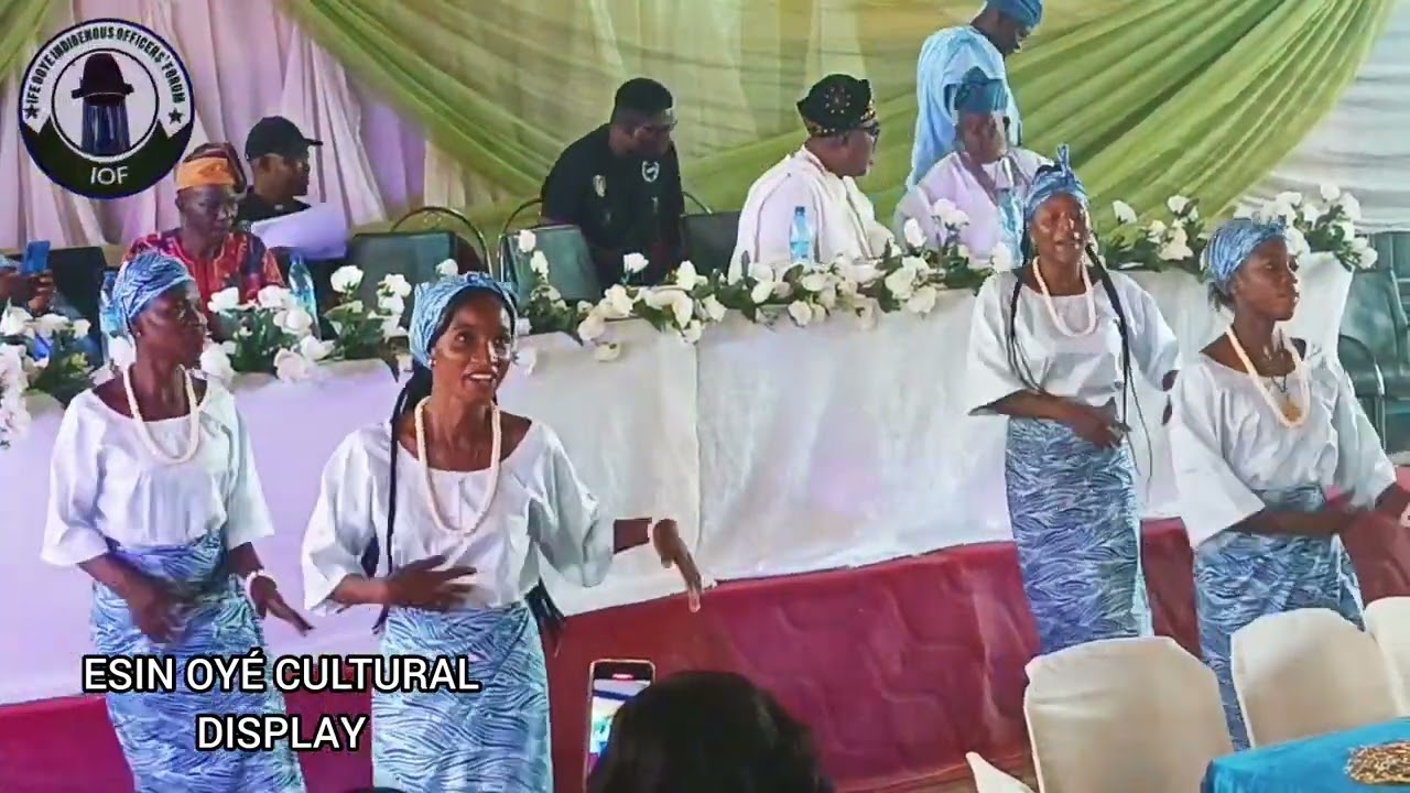 IFE OOYE INDIGENOUS OFFICERS' FORUM (IOF) 1ST INAUGURATION CEREMONY - ESIN CULTURAL PERFORMANCE.
