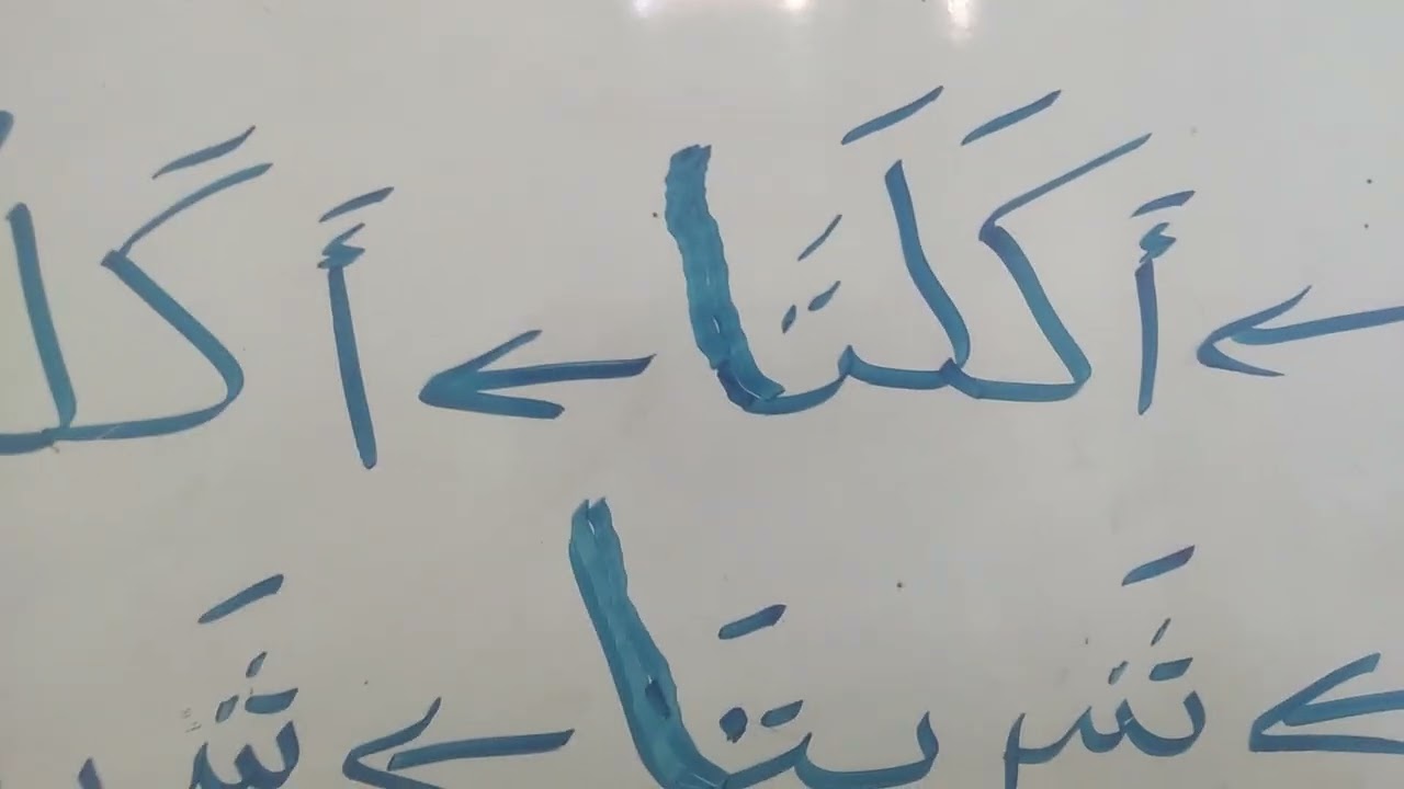الفعل الماضي بالتفصيل وعمل المفرد والمثنى والجمع المذكر وعمل المفرد والمثنى والجمع المؤنث