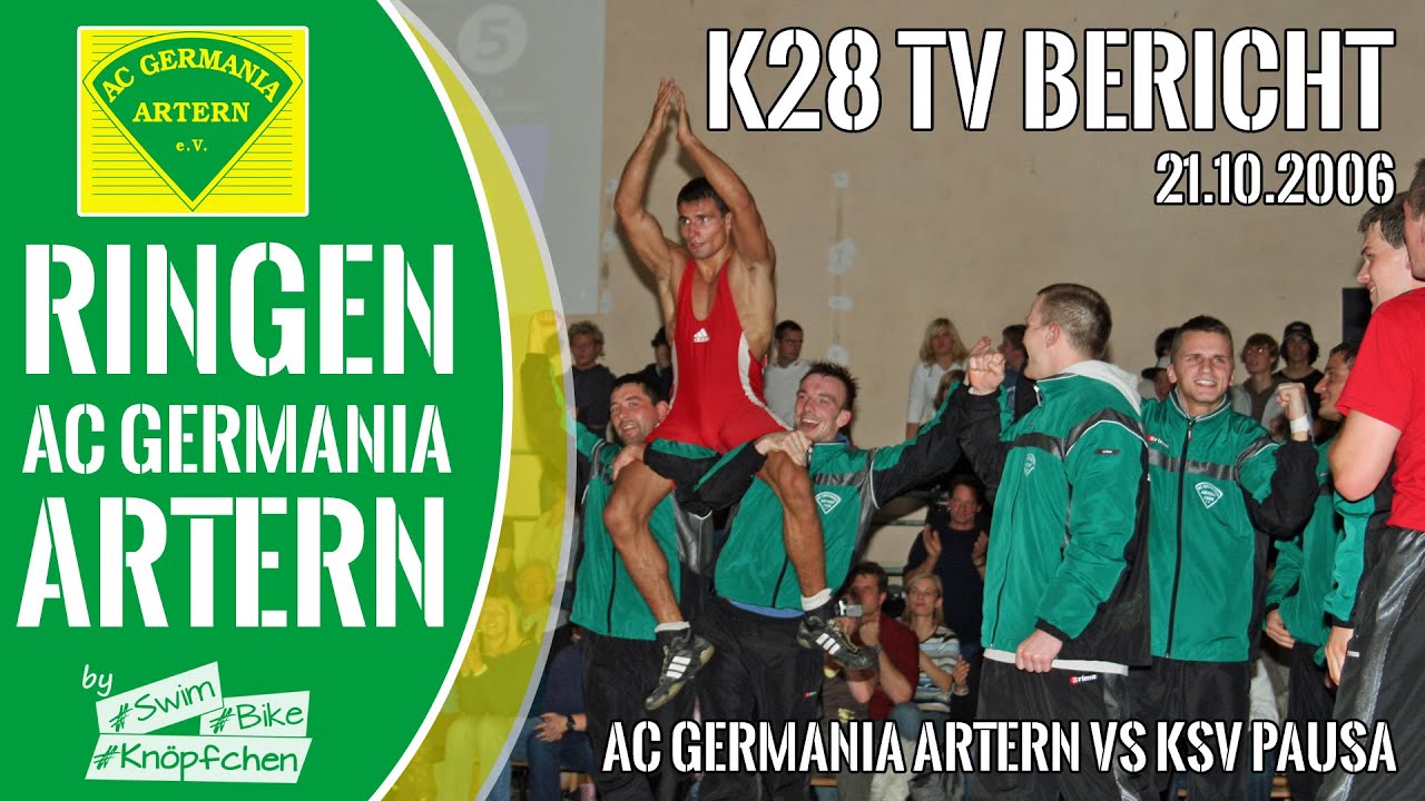 AC Germania Artern vs KSV Pausa | Ringen Regionalliga Saison 2006 | 21/10/2006 | K28 TV Bericht