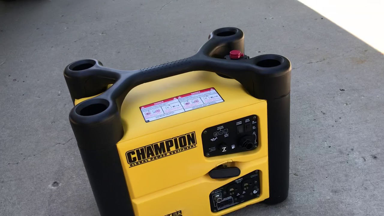 Champion 2000 watt inverter generator won’t run when warmed up.