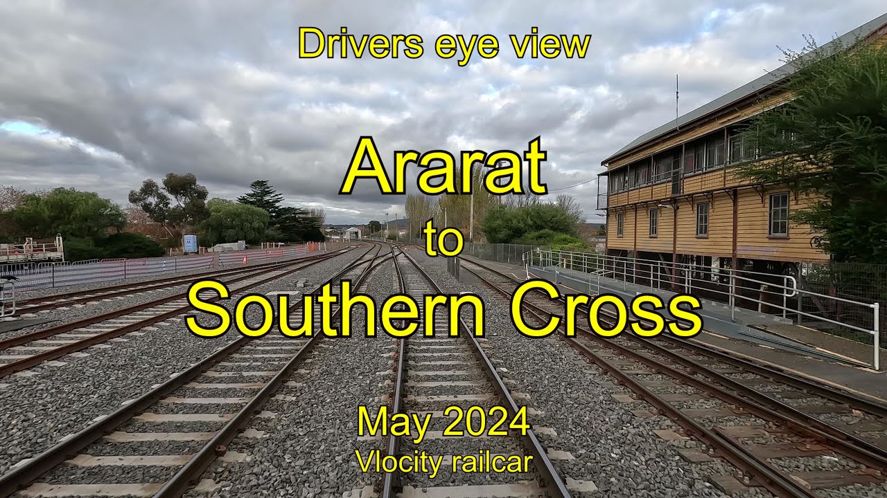Drivers eye view, Ararat to Southern Cross, May 2024