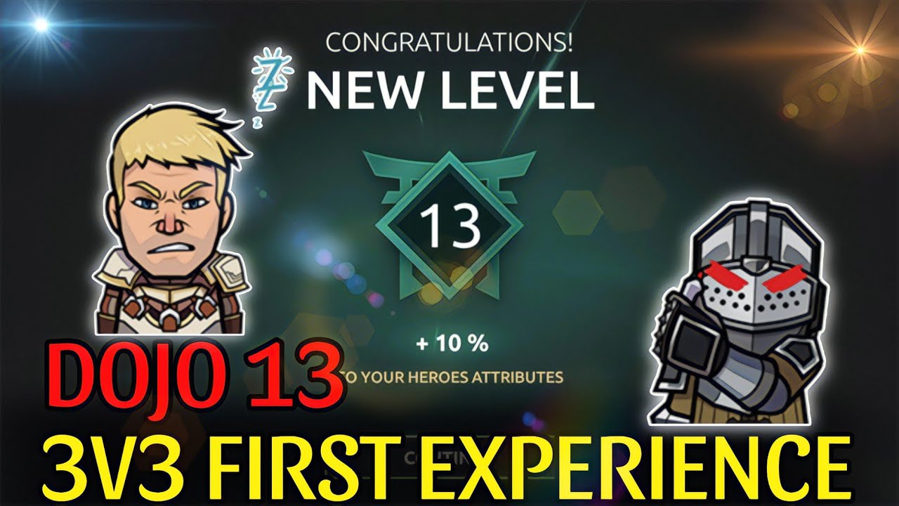 Dojo 13🔥, 3v3 First Ranked Experience | Shadow Fight 4 Arena