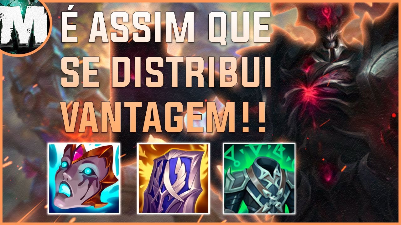 COMO DISTRIBUIR VANTAGEM E CARREGAR QUALQUER PARTIDA | MORDEKAISER VS RUMBLE - MUCK FORDEKAISER
