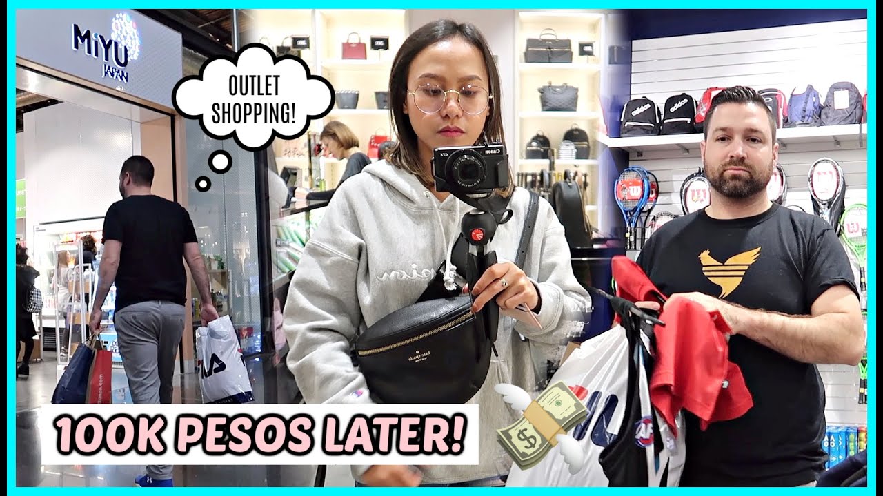 OUTLET SHOPPING! LAST DAY NG BAKASYON! 100K PESOS LATER! ❤️ | rhazevlogs