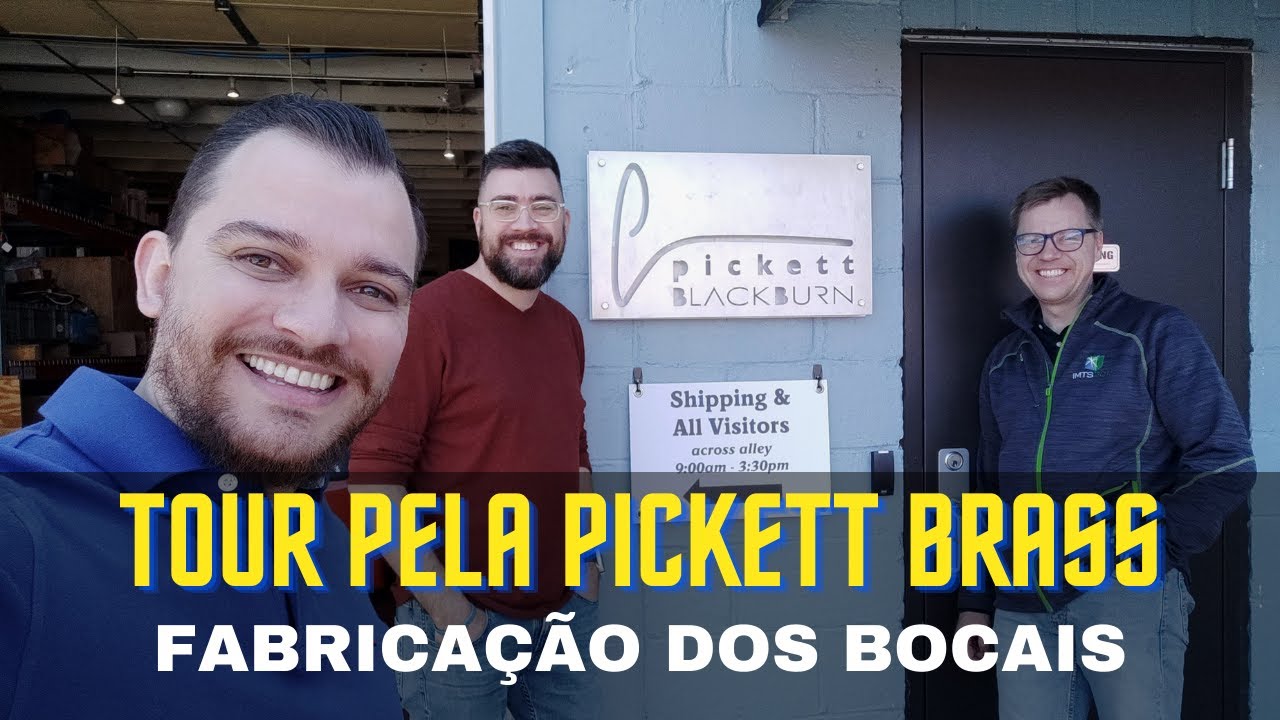 FÁBRICA DA PICKETT BRASS - COMO SÃO FEITOS OS BOCAIS