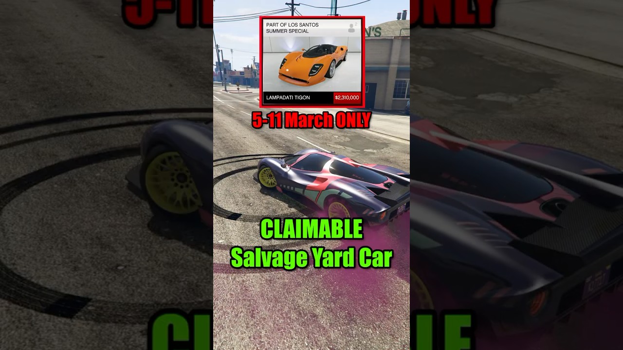 GTA Online Tigon with Rare Plate  CLAIMABLE Now! Limited time 5-11 March