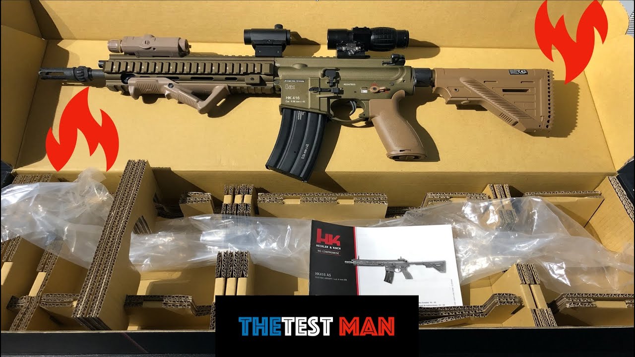 UNBOXING AND REVIEW HK416 A5 AEG