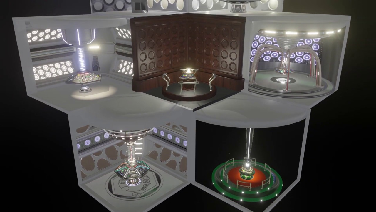 Isometric TARDIS Consoles