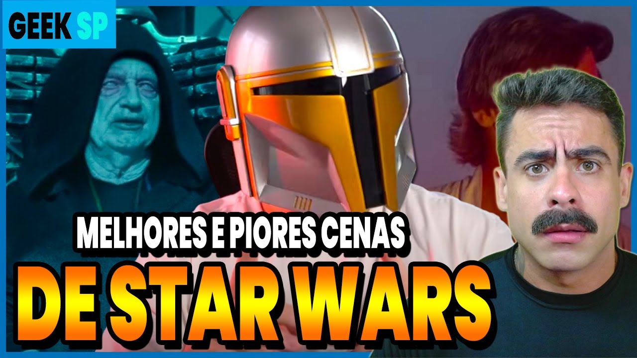 QUANTA BLASFÊMIA !!! | QUAL A MELHOR E PIOR CENA DE STAR WARS | CANAL DO MANDO REAGE AO FLOW PODCAST
