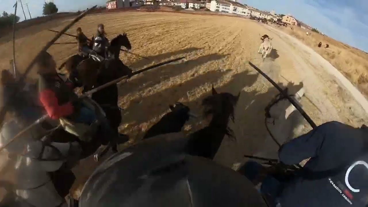 3º ENCIERRO CUELLAR 2025 // A CABALLO CON GOPRO