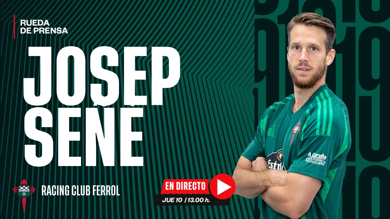 Josep Se&ntilde;&eacute;, jugador del Racing Club Ferrol, en la semana del #RealOviedoRacingFerrol
