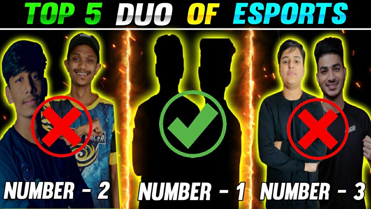 TOP 5 BEST DUO'S OF FREE FIRE ESPORTS 🔥❤|| SHOOT TO KILL