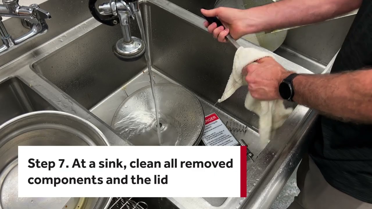 How to Disassemble & Clean a Winston Pressure Fryer Lid