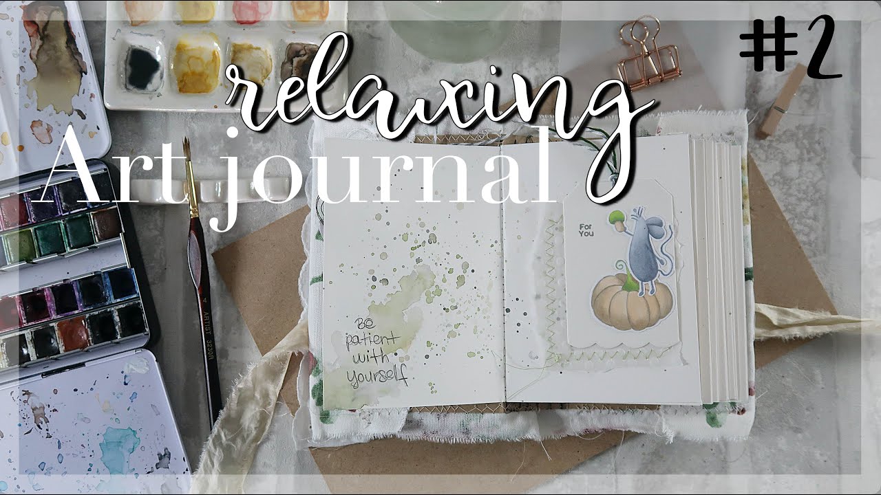 JOURNAL RELAX (Página 2) Art Journal Rústico 2020
