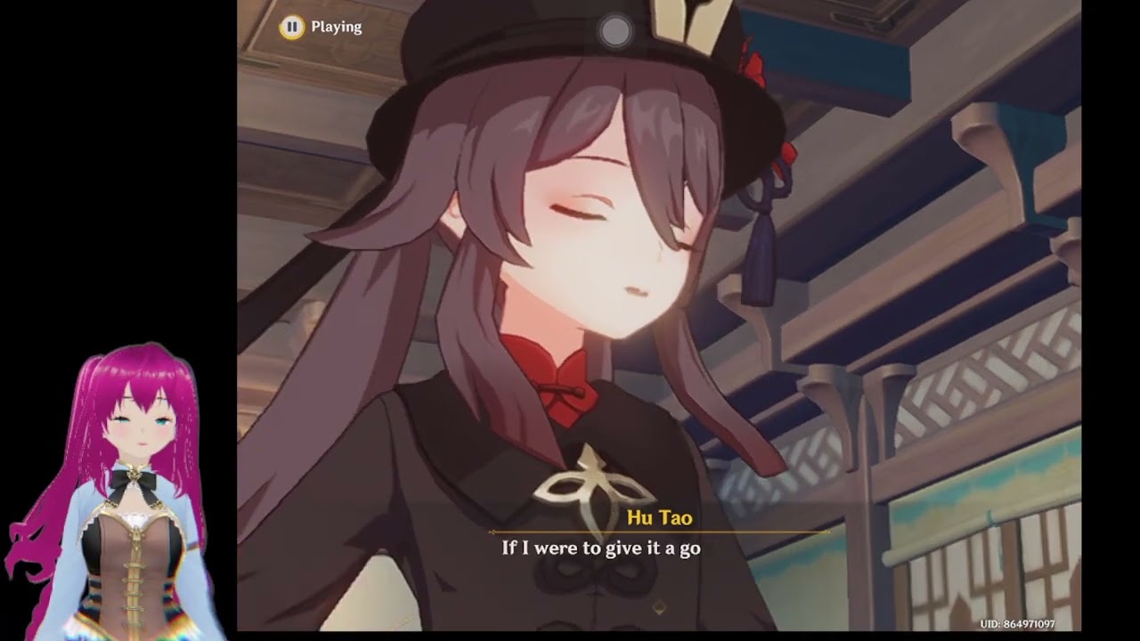 REX LAPIS AKA ZHONGLI ALMOST CAUGHT - LANTERN RITE DINNER MAKING MY VTUBER MINAKO🥰🥰