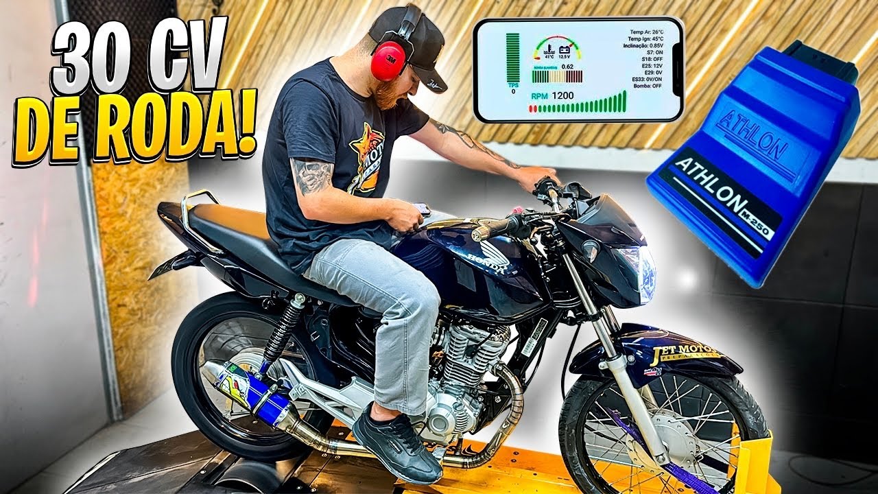 PRIMEIRA LIGADA DA START 230cc - ACERTO DO ATHLON FICOU FORTE