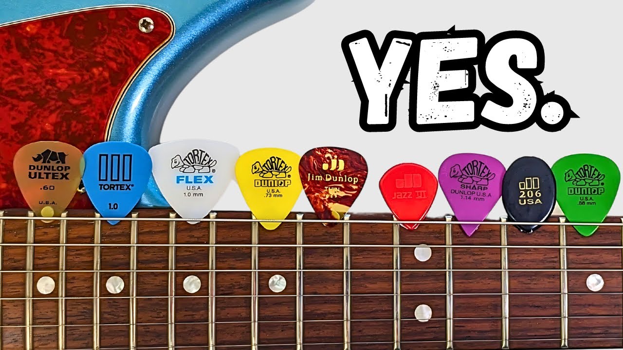 Do Guitar Picks CHANGE Your Tone? | SOUND TEST