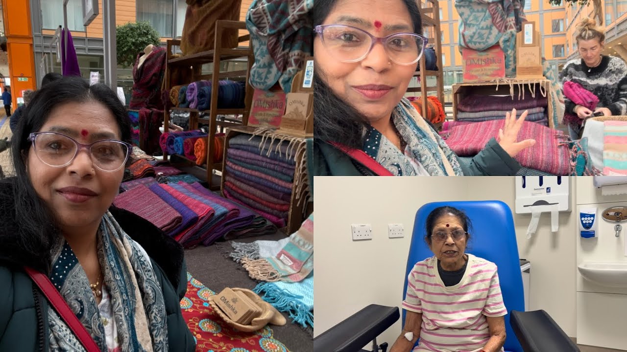 “મમ્મીની હોસ્પિટલની મુલાકાત: મમ્મી નું ઇંગલિશ , હોસ્પિટલ માર્કેટ નાઈસ કલેક્શન.”