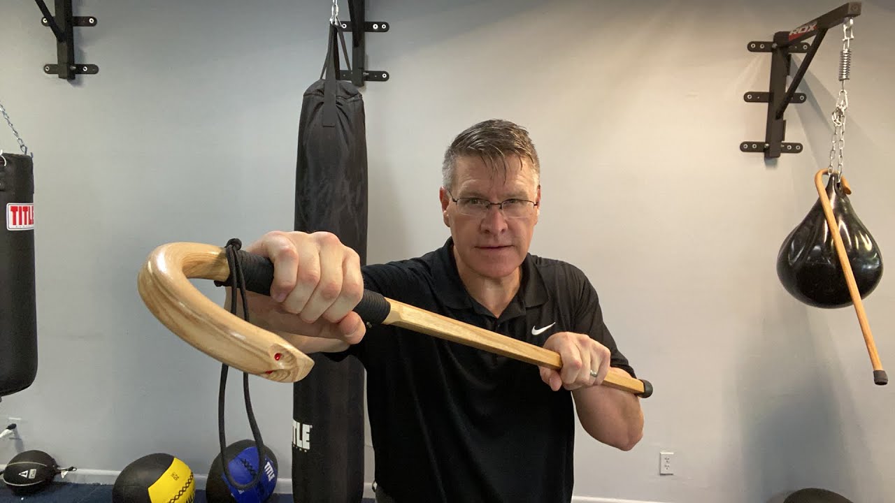 Don’t Let The Bad Guy Take Your Walking Cane From You - Give it to him!