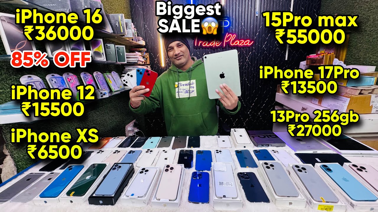 Biggest iPhone Sale Ever 🔥| Cheapest iPhone Market | Second Hand Mobile | iPhone16 Pro iPhone 15