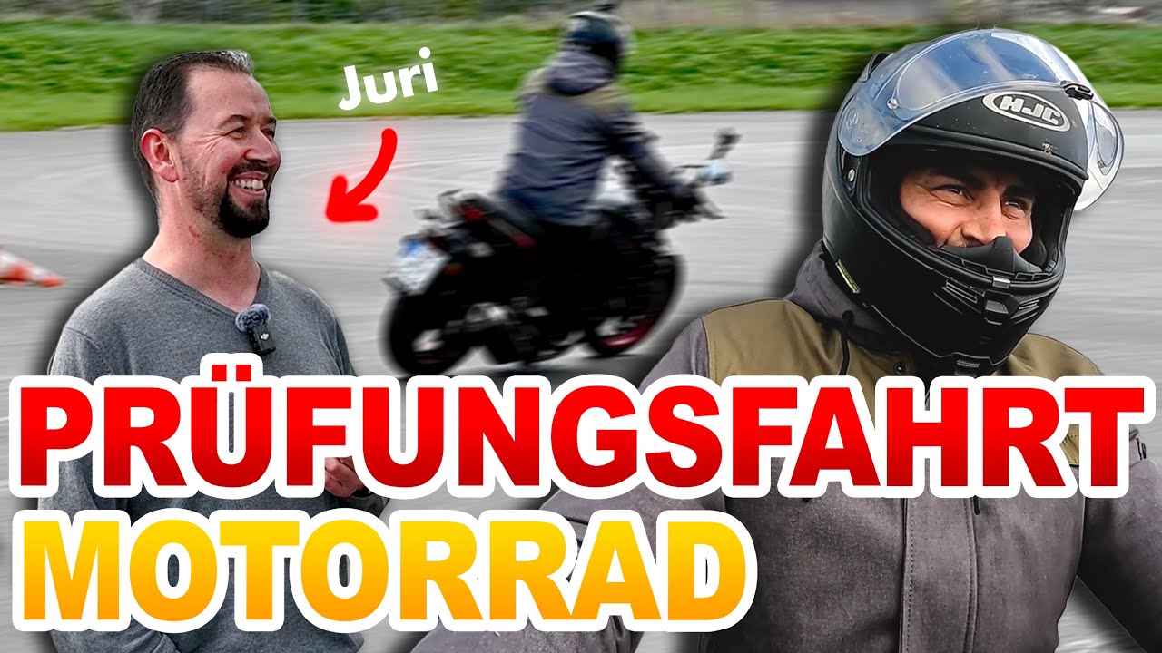 Motorrad Prüfungsfahrt 📋 Darauf achtet der Prüfer! Grundfahraufgaben & Fahrprüfung Klasse A 🏍️