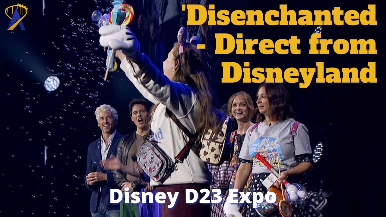 'Disenchanted' Cast Amy Adams and Maya Rudolph at D23 Expo Direct from Disneyland